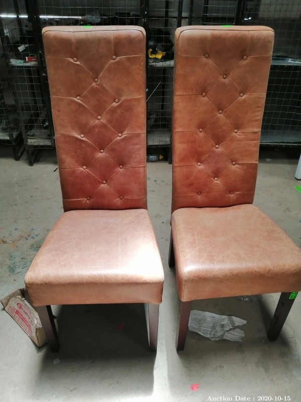 110 High Back Chairs - AUCTIONED PER CHAIR