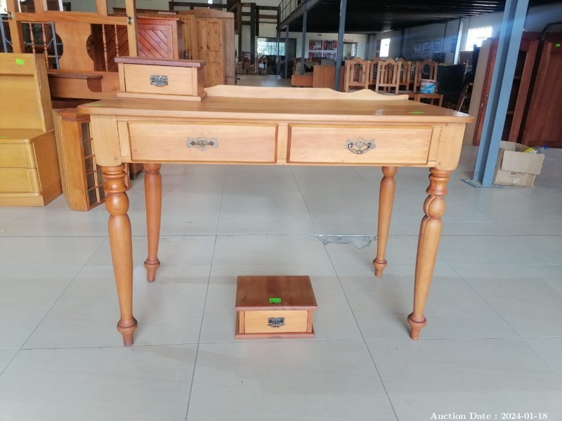 4798 - Exquisite Solid Wood Writing Desk