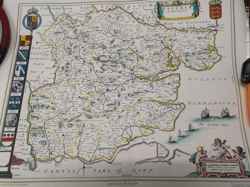 1116 - Pair of Antique Map Prints