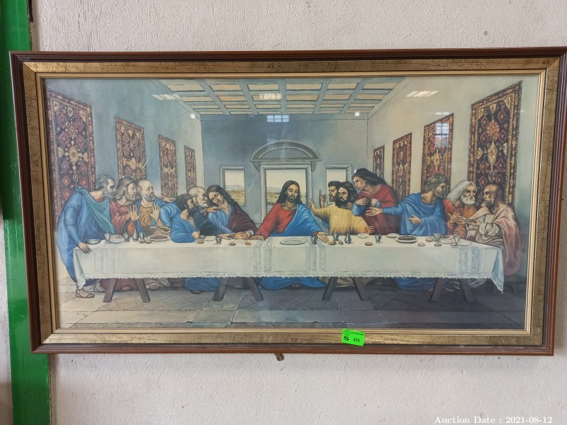 222 - Last Supper Framed Print