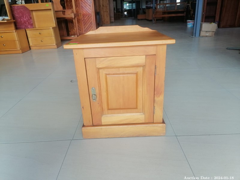 4803 - Solid Wood Bedside Cabinet