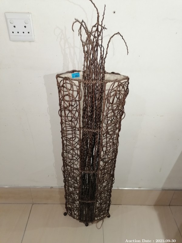 451 - Decorative Twig Floor Lamp