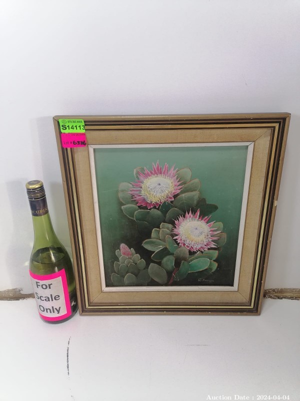 Lot 6336 - Protea Painting