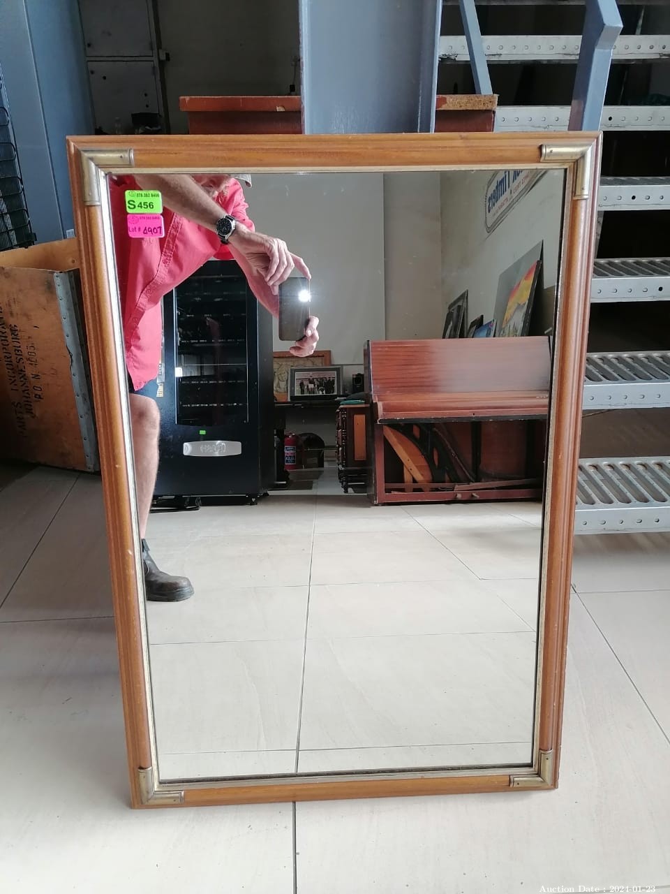 4907 - Framed Mirror