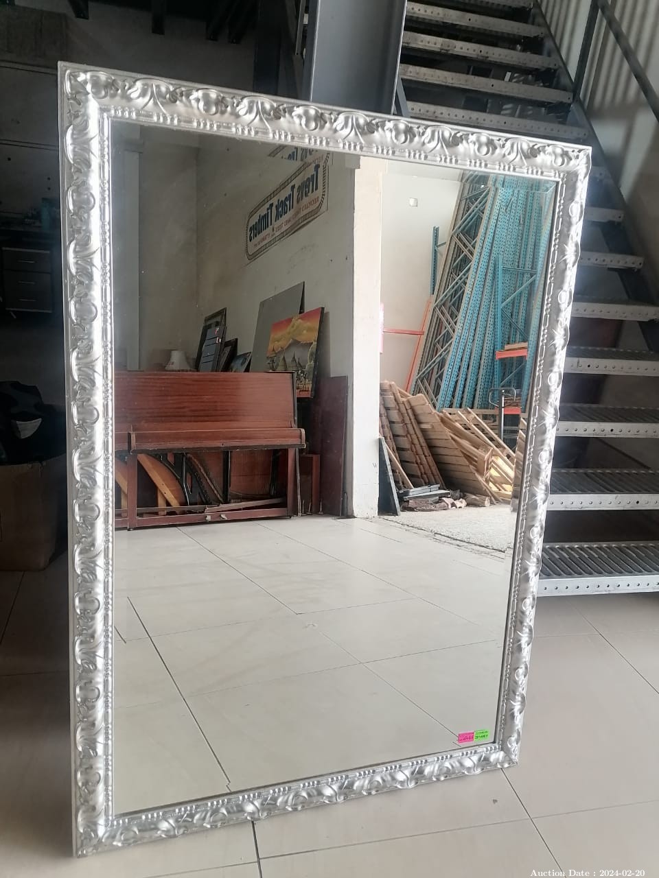 5465 - Lovely Substantial Framed Mirror