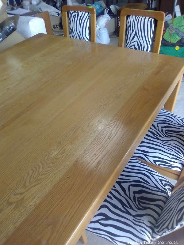 100 Oak Table and Chairs