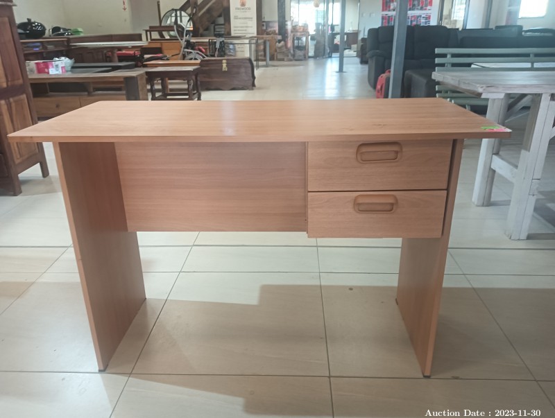 3980 - Wooden Desk with Drawers