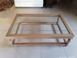 Description 2320 - Wood & Glass Coffee Table