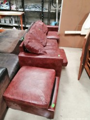 Description 120 Doubel Seater Couch & Ottaman