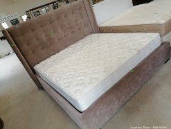 Description 322 King Bed with plush base & Headboard