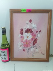 Description Lot 6328 - Framed & Signed Cosmos Painting