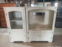 Description 3418 - Wood Display Cabinet and TV Cabinet