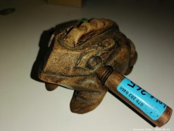Description 265 - Wooden Frog Ornament with Sound Stick