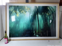 Description 6667- 1 x Quiet help forest picture frame