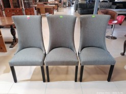 Description 3396 - 3 Magnificent Upholstered Dining Room Chairs