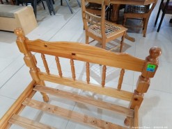 Description 263 - Solid Wood Single Bed (Matches 262)