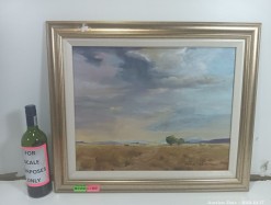 Description 3061 - Framed Painting of a Landscape By Ann Barrow