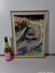Description 6669- 1x Rally Racing Print Picture Frame 