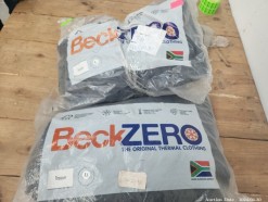 Description 6841 - 5 x Pairs of Beck Zero Thermal Trousers (Sizes 4 x L, 1 x XL)