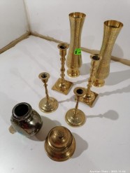 Description Lot 232 - Brass Ornament Collection (8 items)