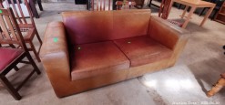 Description 300 2 Seater Leather Sleeper couch