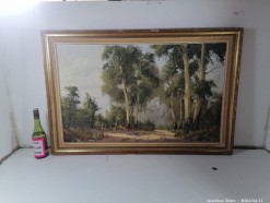 Description 6551-Forest Oil Painting Canvas