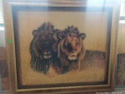Description 123 Pair of Male Lions by Michael Costello