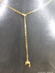 Description 1901 - Delicate Necklace & Bracelet with Dolphin Charm