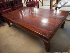 Description 133 - Stunning Solid Mahogany Low Coffee Table