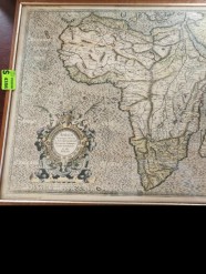Description 316 - Framed Africa Map Print