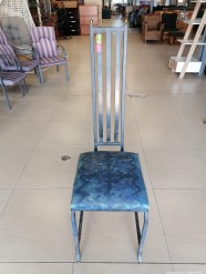Description 4707 - Unique Metal and Upholstered Chair