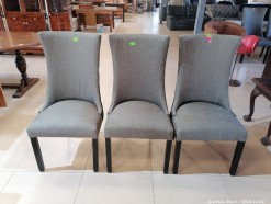 Description 3397 - 3 Magnificent Upholstered Dining Room Chairs