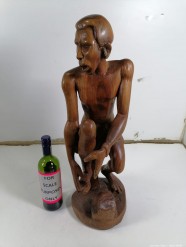 Description 2742 - Solid Wood African Carving