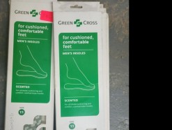 Lot Lot 6842 - 7 x Size 11 Green Cross Scented Insoles