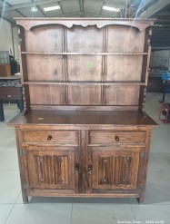 Description 3242 - Magnificent Solid Wood Side Board with Display Area
