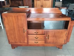 Description 3238 - Amazing Wooden Cabinet with Drawers, Storage Cupboard and Glass Sliding Doors