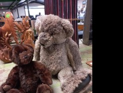 Description 1104 - Pair of Genuine Fur Vintage Teddy Bears