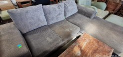 Description 104 Grey L-shape couch