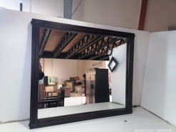 Description 6781- 1x Mirror With Wooden Frame 
