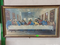 Description 222 - Last Supper Framed Print