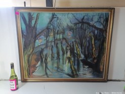 Description Lot 6332 - Abstract Forest Painting