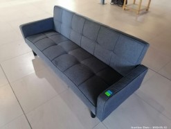 Description 1786 - Grey Upholstered Sleeper Couch