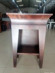 Description Lot 6616 - Wooden Tall Table