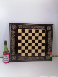 Description Lot 5923 - Large Wooden Chess Board