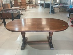 Description 3457 - Stunning Solid Wood Extendable Table